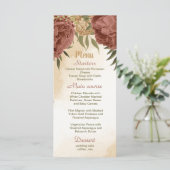 テラコッタアーストーンフローラ結婚グリーンリー メニュー (スタンド正面)