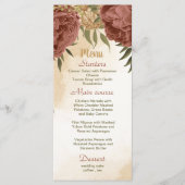 テラコッタアーストーンフローラ結婚グリーンリー メニュー (正面)