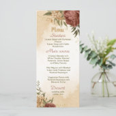 テラコッタアーストーンフローラ結婚グリーンリー メニュー (スタンド正面)