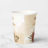 テラコッタアーストーンフローラ緑 紙コップ (右)