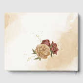 テラコッタアーストーン結婚フローラ ゲストブック (裏面)