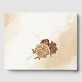 テラコッタアーストーン結婚フローラ ゲストブック (裏面)