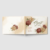 テラコッタアーストーン結婚フローラ ゲストブック (全面)