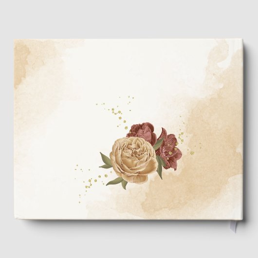 テラコッタアーストーン結婚フローラ ゲストブック (裏面)