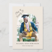 テラコッタアーチフォトグラード招待状 案内状 (正面)