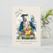 テラコッタアーチフォトグラード招待状 案内状 (スタンド正面)