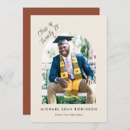 テラコッタアーチフォトグラード招待状 案内状