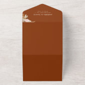 テラコッタアーチフォトパンパスグラス結婚フローラ オールインワン招待状 (外側)