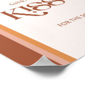 テラコッタアーチ推測する何人のキスブライダルゲーム ポスター (角)