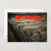 テラコッタアーミー中国 – プロフォト ポストカード (正面/裏面)