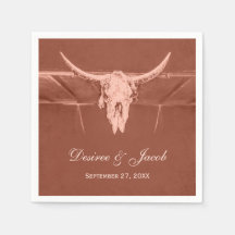 テラコッタウェスタン素朴カウズスカル