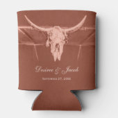 テラコッタウェスタン素朴カウズスカル 缶クーラー (裏面)