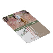 テラコッタウェディングザデイト招待状 マグネット (右側)