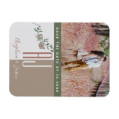 テラコッタウェディングザデイト招待状 マグネット (横)