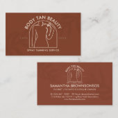 テラコッタウエスト体スカルプトフィットネスランジェリー 名刺 (正面/裏面)