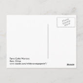 テラコッタウォリアーズはがき ポストカード (裏面)