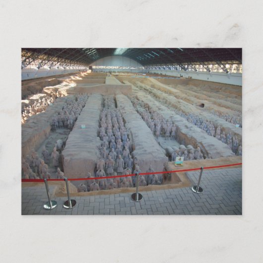 テラコッタウォリアーズはがき ポストカード (正面)