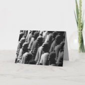 テラコッタウォリアーズ西安中国旅行写真 カード (正面)