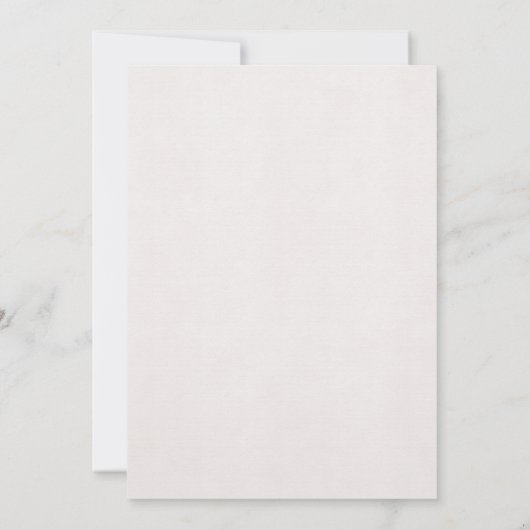 テラコッタウォーターカラーボホフローラデイジー結婚ズ 招待状 (裏面)