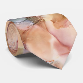 テラコッタウォーターカラーモダンシック ネクタイ