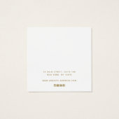 テラコッタウォーターカラー抽象芸術イヤリングディスプレイ (裏面)