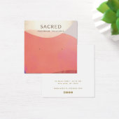 テラコッタウォーターカラー抽象芸術イヤリングディスプレイ (デスク)