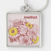 テラコッタエッジブーケ キーホルダー (正面)