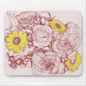 テラコッタエッジブーケ マウスパッド (正面)