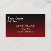 テラコッタエッジブーケ 名刺 (裏面)