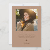 テラコッタエレガンス卒業サンキューコラージュ サンキューカード (裏面)