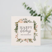テラコッタエレガントフローラハッピーホリデーズボホ シーズンカード (スタンド正面)