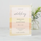 テラコッタエレガントワイルドフラワーウォータカラーアート 招待状 (スタンド正面)