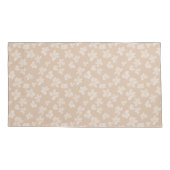 テラコッタエレガントワイルドフラワー 枕カバー (裏面-左)