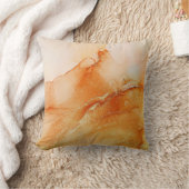 テラコッタオモダンレンジ抽象芸術 クッション (ブランケット)