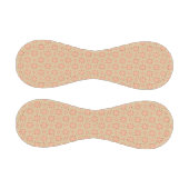 テラコッタオレンジと砂ベージュ繊細なデイジー 野球ボール (パネル)