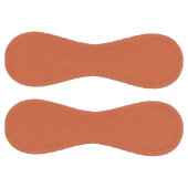 テラコッタオレンジカ無地のラーウォーム&自然デザイン ソフトボール (パネル)