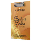 テラコッタオーチャーベージュ金ゴールド クリップボード (左)