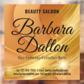 テラコッタオーチャーベージュ金ゴールド。ビジネスアクセサリ ウィンドウサイン (シート2)