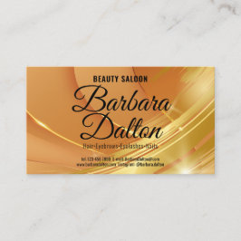 テラコッタオーチャーベージュ金ゴールド。ビジネスアクセサリ 名刺
