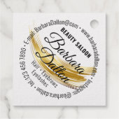 テラコッタオーチャーベージュ金ゴールド フェイバータグ (裏面)