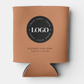 テラコッタカスタム会社ロゴ文字 缶クーラー (正面)