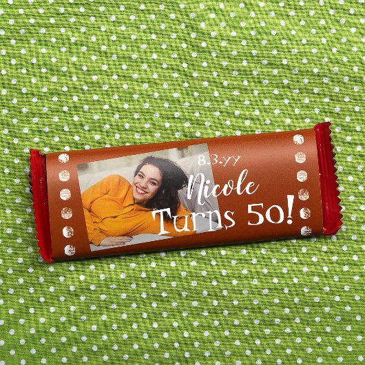 テラコッタカッパー50th誕生日キャンディバーラッパー チラシ