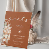 テラコッタガントバスルームバスケットエレガントな結婚式 台座サイン