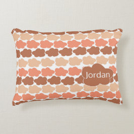 テラコッタクラウドデザインフォーナチュラル子供部屋 アクセントクッション