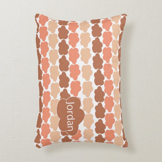 テラコッタクラウドデザインフォーナチュラル子供部屋 アクセントクッション (正面(垂直))