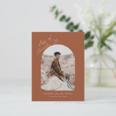 テラコッタクラス2025 Arch写真卒業 インビテーションポストカード (スタンド正面)