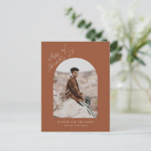 テラコッタクラス2025 Arch写真卒業 インビテーションポストカード (スタンド正面)