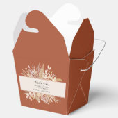 テラコッタクリームベージュデュエット植物感謝 フェイバーボックス (オープン)