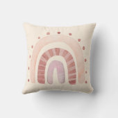 テラコッタクリームボホレインボー子供部屋装飾用クッション クッション (裏面)