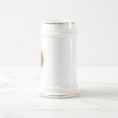 テラコッタグパーソナライズされたロンプメンズビアスタイン ビールジョッキ (中央)